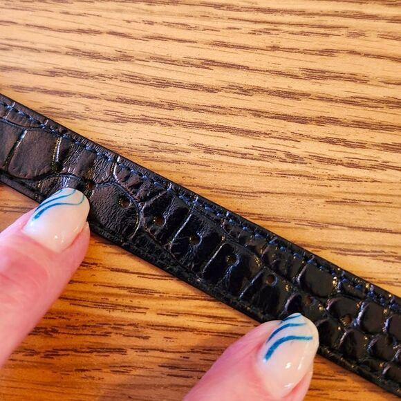 JUICY COUTURE Double Wrap Leather and Crystal Vintage Watch VINTAGE INSPIRED - Picture 6 of 10